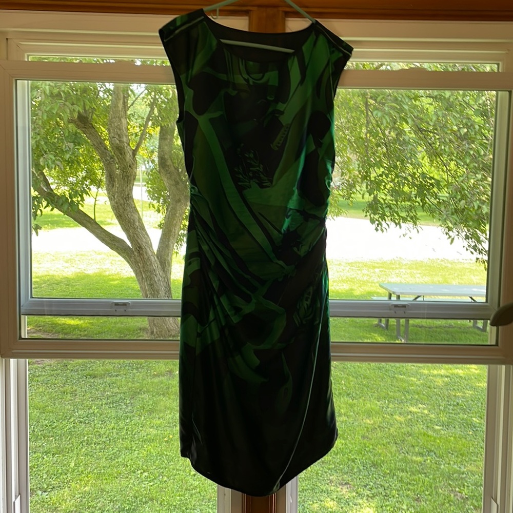 The Limited navy and green cocktail dress size 4